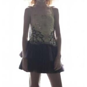 NEW TUTU DU MONDE swan tutu dress in lychee and black